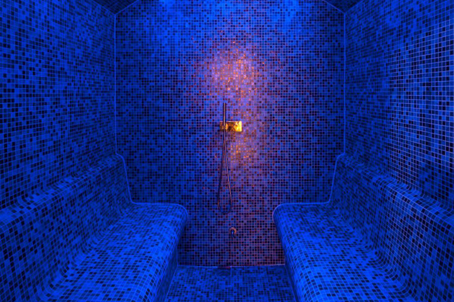 Steam temple and colour therapy